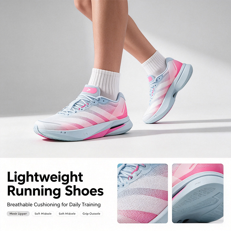 Women'S Shoes Pink Adidas - Adidas Pink White Blue Running Shoes
