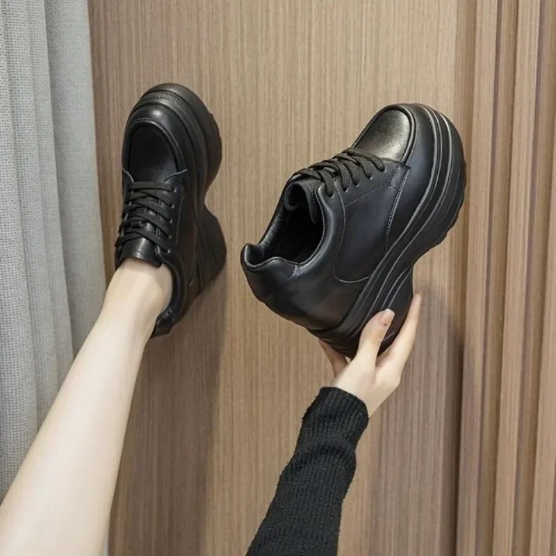 New Women Sneakers Genuine Lea - đánh giá và giá Wedge Heeled Sneaker