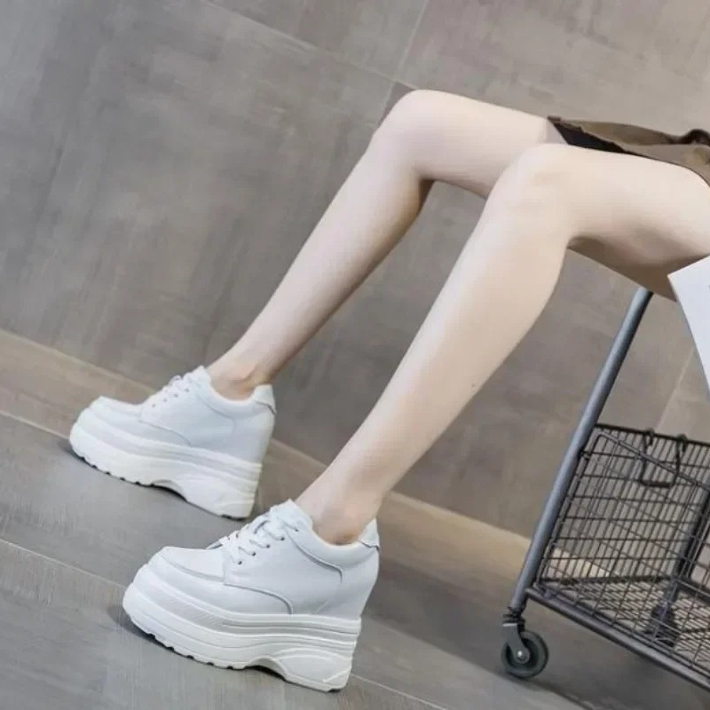 New Women Sneakers Genuine Lea - đánh giá và giá Wedge Heeled Sneaker