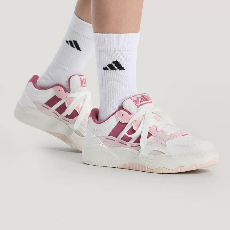 Adidas  Women White Pink Wave  - đánh giá và giá Women'S Shoes Pink Adidas