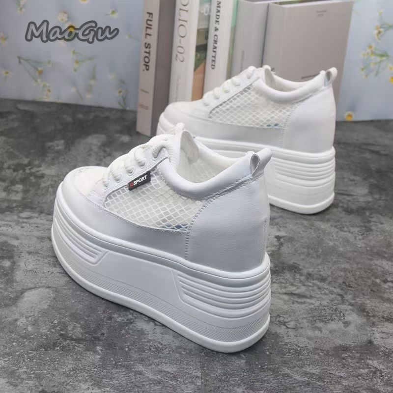Tenis De Mujer Women's Mesh Pl - đánh giá và giá Wedge Heeled Sneaker