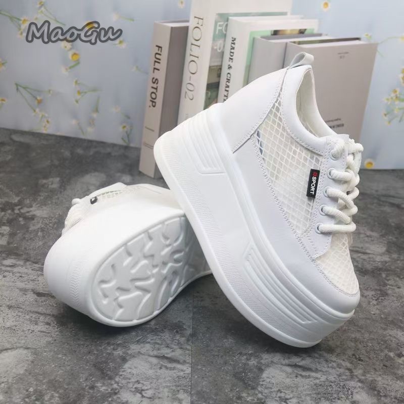 Tenis De Mujer Women's Mesh Pl - đánh giá và giá Wedge Heeled Sneaker