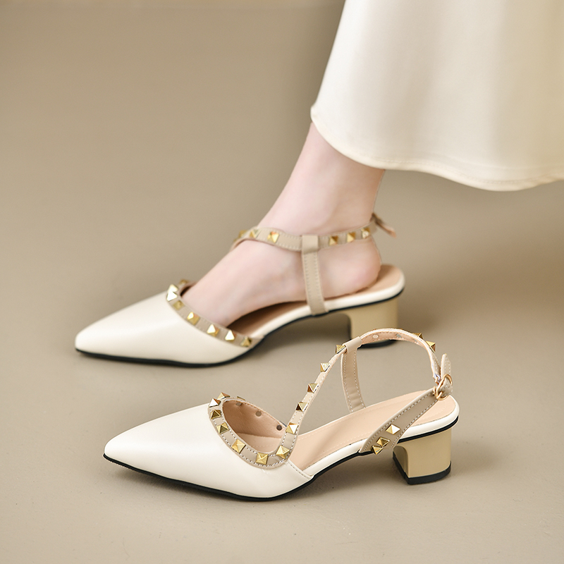 Women Shiny Back Buckle Strap  - đánh giá và giá Women'S Shoes Trendy