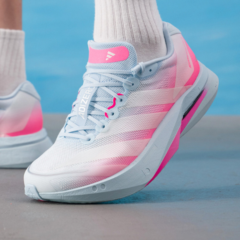 New Adidas Pink White Blue Run - đánh giá và giá Women'S Shoes Pink Adidas