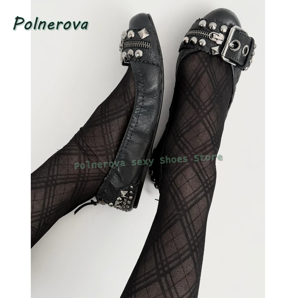 Rivet Belt Buckle Mary Jane Sh - đánh giá và giá Mary Jane Shoes
