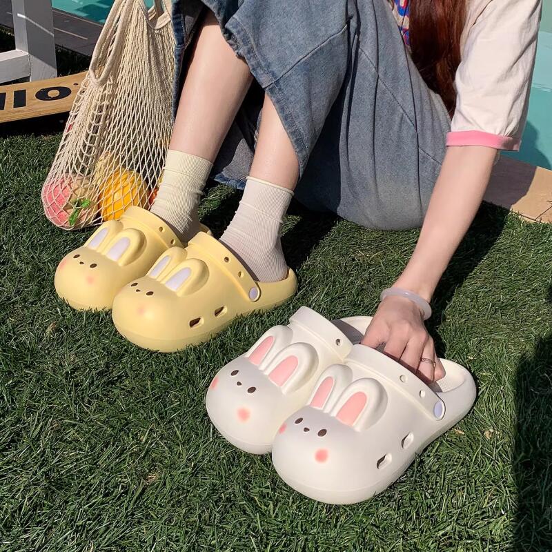 Cartoon Rabbit Clogs Women Sum - đánh giá và giá Women'S Shoes Water Resistant