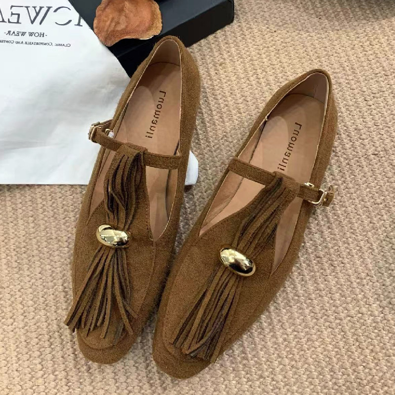 Faux Suede T-Type Flats Women  - đánh giá và giá Women Shoes Types