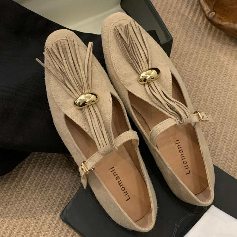 Faux Suede T-Type Flats Women  - đánh giá và giá Women Shoes Types