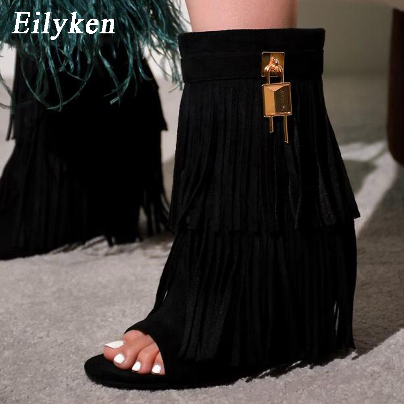 Eilyken Designer Fringe Wedges - đánh giá và giá Wedge Heeled Sneaker