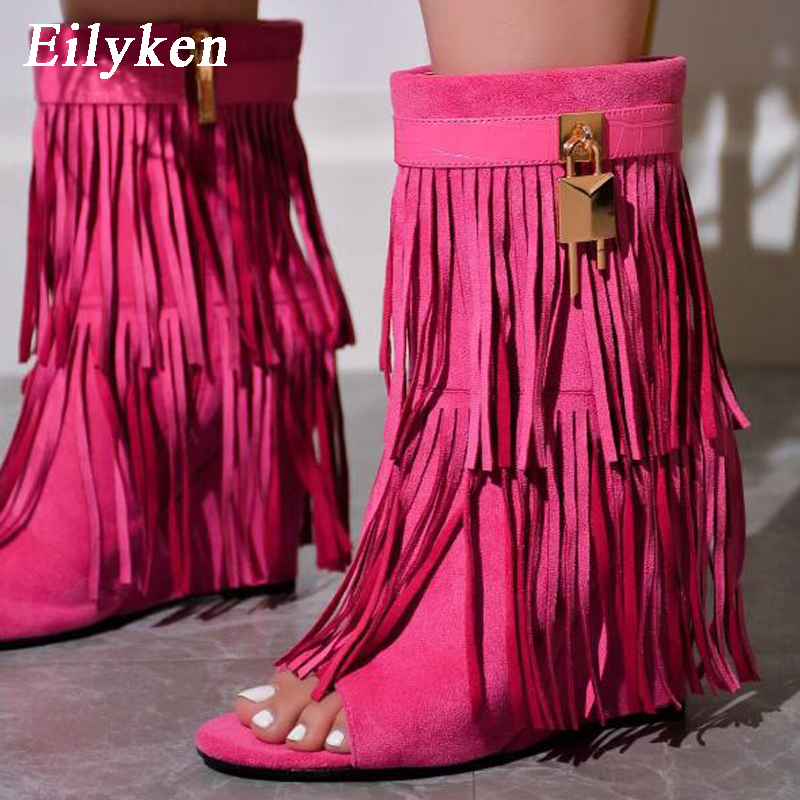 Eilyken Designer Fringe Wedges - đánh giá và giá Wedge Heeled Sneaker