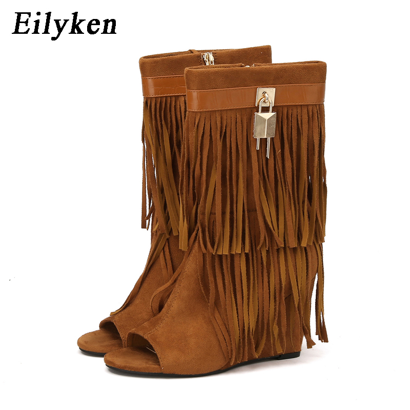 Eilyken Designer Fringe Wedges - đánh giá và giá Wedge Heeled Sneaker