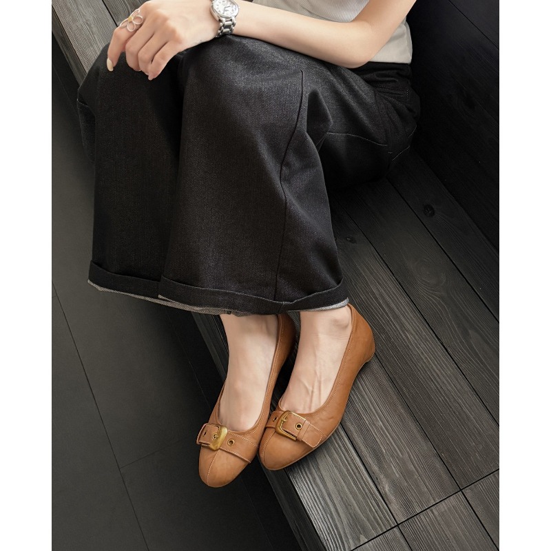 French-style Round-toed Low-cu - đánh giá và giá Mary Jane Shoes