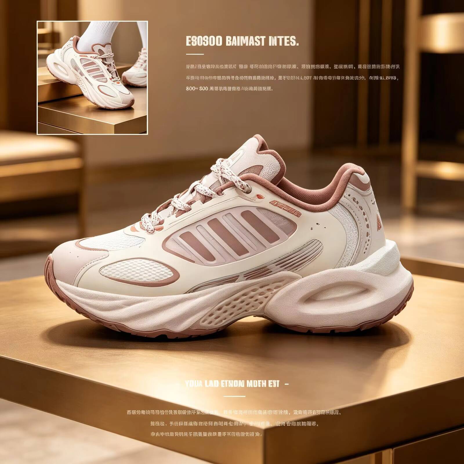 New Adidas Women Beige Pink Ho - đánh giá và giá Women'S Shoes Pink Adidas